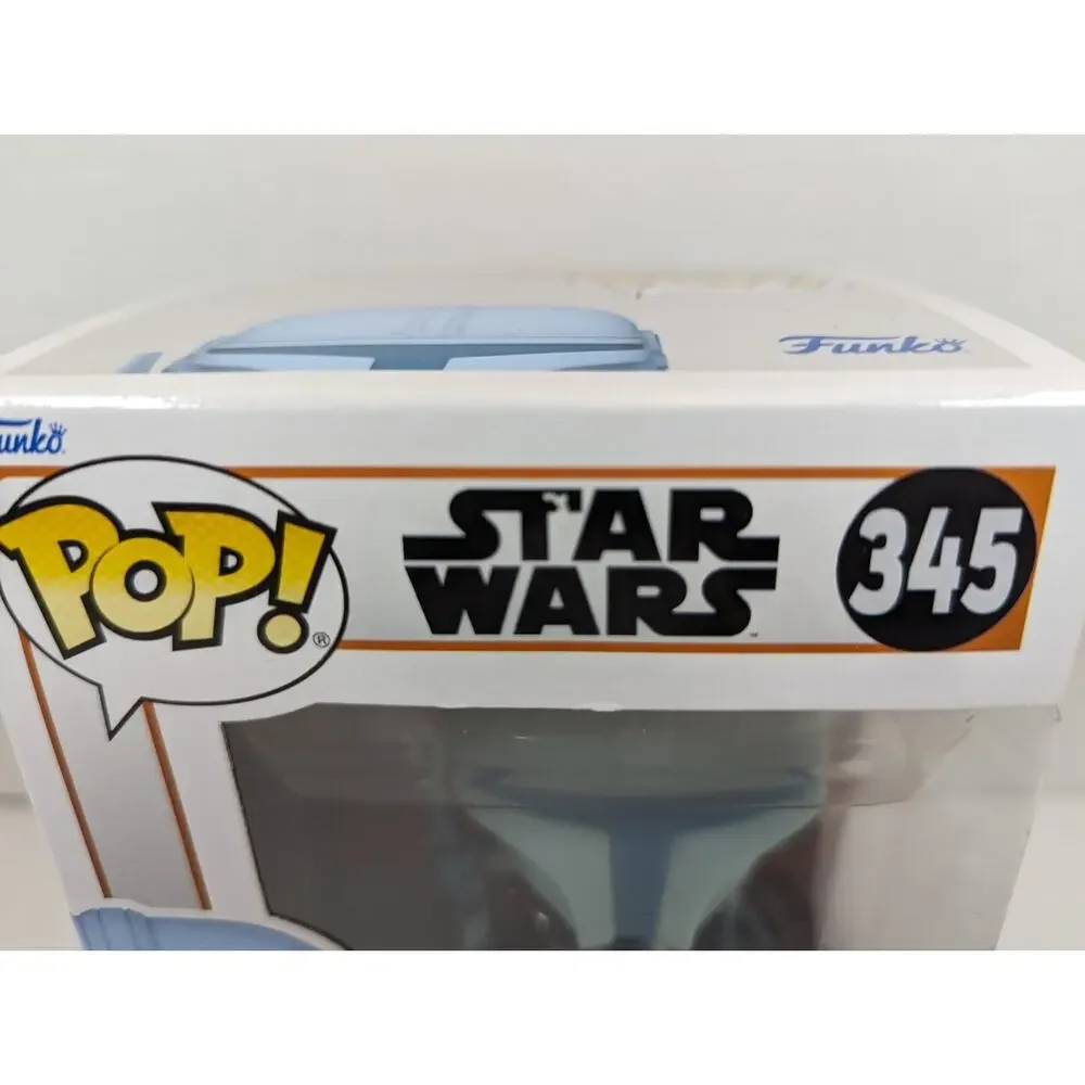 Funko Pop! Star Wars The Mandalorian Hologram 345 GITD Exclusive New Bobblehead